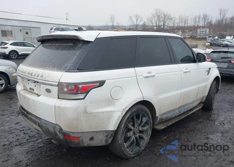 2016 Land Rover Range Rover Sport 3.0L V6 Supercharged Hse z USA, uszkodzony, nr VIN SALWR2PF1GA656386